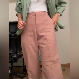 Uniqlo Pink Wide Leg Pants